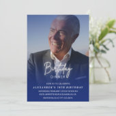 Invitation pour 70e anniversaire Dîner d'anniversa (Debout devant)