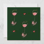 Invitation pour amateur de vin (Dos)