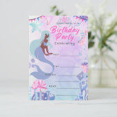 invitation pour anniversaire (Debout devant)