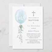 Invitation pour anniversaire et baptême (Devant)