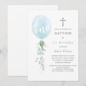 Invitation pour anniversaire et baptême (Devant / Derrière)