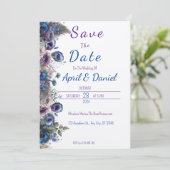 Invitation pour annoncer la date de votre mariage  (Debout devant)