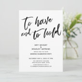 Invitation Pour avoir et garder l'écriture manuscrite de la r (Debout devant)