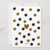 Invitation pour Baby Shower Animaux Mignons de la  (Dos)