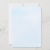 Invitation pour Baby Shower Arche de Noé (Dos)