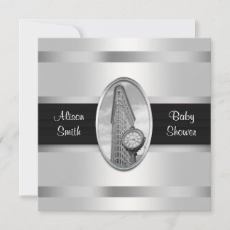 Invitation pour Baby Shower avec le Flatiron Build
