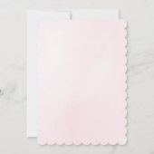 Invitation pour Baby Shower Cotton Candy (Dos)