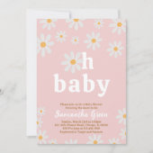 Invitation pour Baby Shower Daisy (Devant)