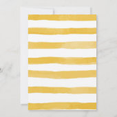 Invitation pour Baby Shower de citrouille, fête pr (Dos)