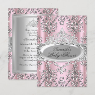 Invitation pour Baby Shower de la Princesse au Dia