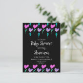 Invitation pour Baby Shower de la Saint-Valentin à (Debout devant)