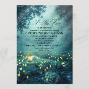 Invitation pour Baby Shower Fée de la Forêt Enchan