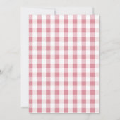 Invitation pour Baby Shower Fille au Golf avec Our (Dos)