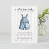 Invitation pour Baby Shower Fille ou Garçon Thème  (Debout devant)