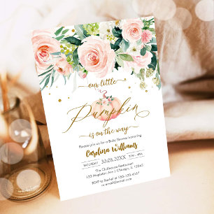 Invitation pour Baby Shower Fleur de Petite Citrou