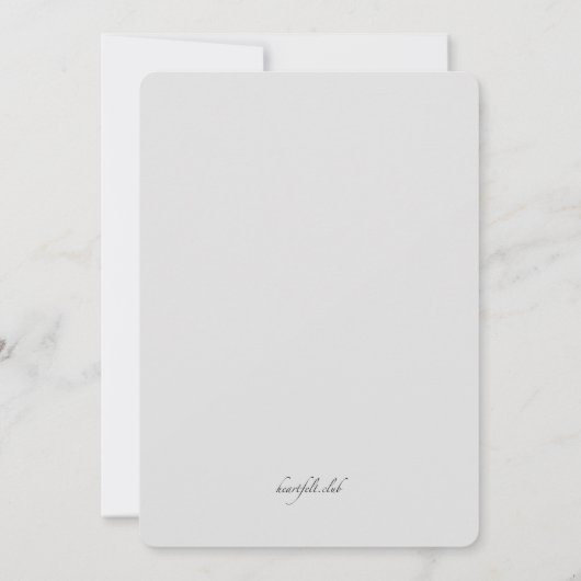 Invitation pour Baby Shower Fleurs Délicates (Dos)