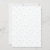 Invitation pour Baby Shower Garçon Éléphant (Dos)