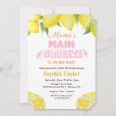 Invitation pour Baby Shower Lemon Main Squeeze (Devant)