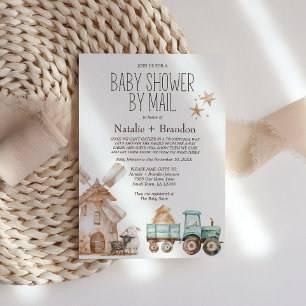 Invitation pour Baby Shower Les Animaux de la Peti
