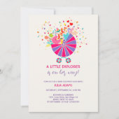 Invitation pour Baby Shower Little Explorer (Devant)