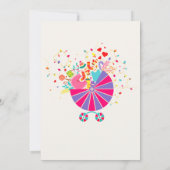 Invitation pour Baby Shower Little Explorer (Dos)
