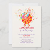 Invitation pour Baby Shower Little Explorer (Devant)
