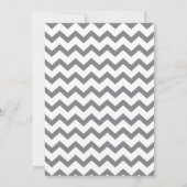 Invitation pour Baby Shower Moustache Oh Garçon (Dos)