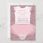 Invitation pour Baby Shower Petite Princesse (Dos)