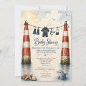 Invitation pour Baby Shower SCUBA Gear Future Dive (Devant)