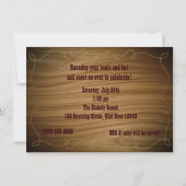 Invitation pour Baby Shower sur le thème de la mou (Dos)