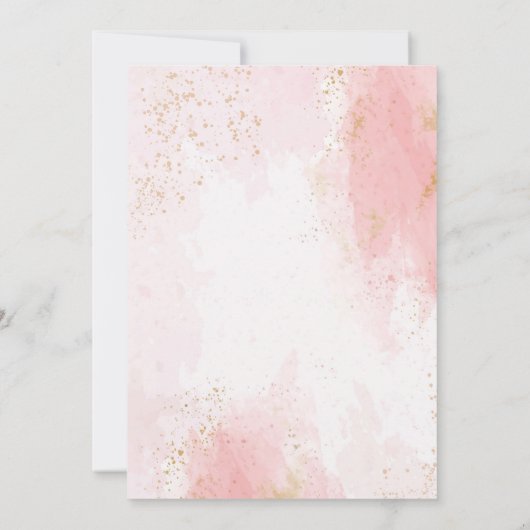 Invitation pour Baby Shower sur le thème de la Sai (Dos)