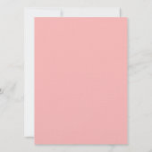 Invitation pour Baby Shower sur le thème de thé ro (Dos)
