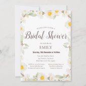 Invitation pour Baby Shower sur le thème des margu (Devant)