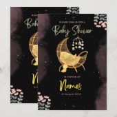 Invitation pour Baby Shower Sweet Dreams – #CribDI (Devant / Derrière)