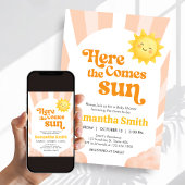 Invitation pour Baby Shower "Voici venir le soleil