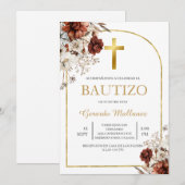 Invitation pour baptême (Devant / Derrière)