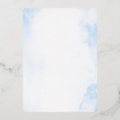 Invitation pour baptême de garçon  (Verso)