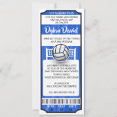 Invitation pour Bar Mitzvah Billets de FOOTBALL (Devant)