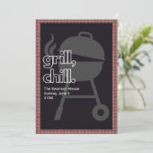 Invitation pour barbecue (Debout devant)