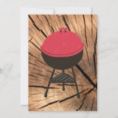 Invitation pour BBQ à la Ferme Rustique – 5x7" (Dos)