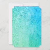 Invitation pour bébé jumeaux bleu (Dos)