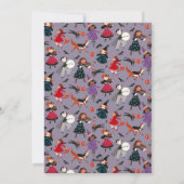 Invitation pour bébé shower avec déguisement d'Hal (Dos)