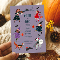 Invitation pour bébé shower avec déguisement d'Hal