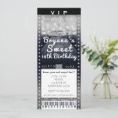 Invitation pour billet de fête VIP de limousine da (Debout devant)