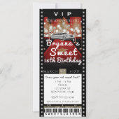 Invitation pour billet de fête VIP de limousine da (Devant)