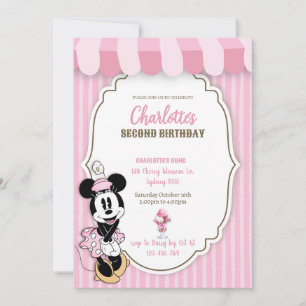 Invitation pour boutique de glace Classique Minnie