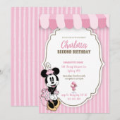 Invitation pour boutique de glace Classique Minnie (Devant / Derrière)