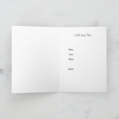 Invitation pour carte d'anniversaire 40 ans (Intérieur)