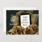 Invitation pour carte postale du 50e anniversaire  (Devant / Derrière)