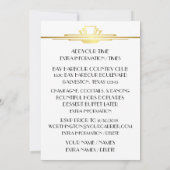 Invitation pour célébration avec Champagne Deco (Dos)